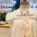 JannyBB Pink Embroidered Heirloom Dress
