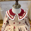 JannyBB Khaki Sweet Heart Girl Dress