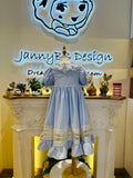 JANNYBB VINTAGE BLUEBELL HEIRLOOM DRESS (champagne lace)