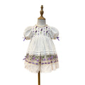 Lavender Lover handmade embroidery heirloom dress