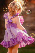 Lavendar Rose pinafore dress