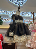 JannyBB Golden Luna silk dress set