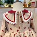 JannyBB Khaki Sweet Heart Girl Dress