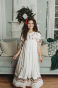Holly Lover handmade embroidery heirloom dress