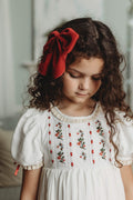 Holly Lover handmade embroidery heirloom dress