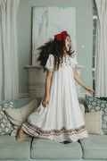 Holly Lover handmade embroidery heirloom dress