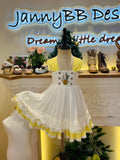 Easter Removable embroidered dress(1piece dress+2pcs removable embroidery piece) (preorder)