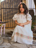 Rosalia handmade embroidery spring heirloom dress