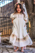 Rosalia handmade embroidery spring heirloom dress