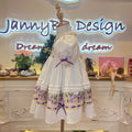 Lavender Lover handmade embroidery heirloom dress