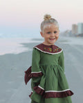 JannyBB 1950s Vintage McCalls kids handmade embroidered dress set