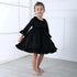 Black funeral dress