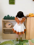 JannyBB handmade embroidery pumpkin & birthday dress set