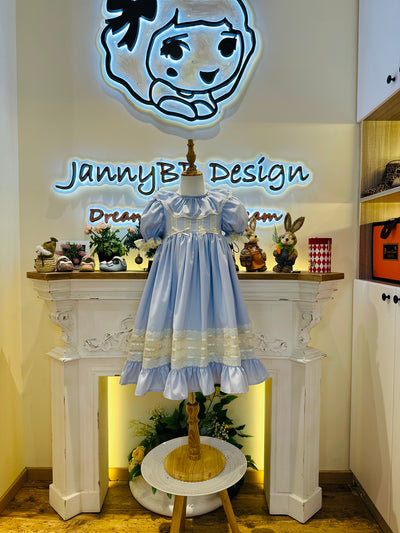 JANNYBB VINTAGE BLUEBELL HEIRLOOM DRESS （champagne lace）
