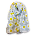 JannyBB Scarfs for Women Lightweight Fashion Print Women Cotton Wrap Large Shawl Scarf