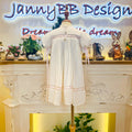 JannyBB Pink Embroidered Heirloom Dress