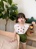 JannyBB handmade embroidery pumpkin & birthday dress set