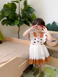 JannyBB handmade embroidery pumpkin & birthday dress set