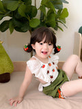 JannyBB handmade embroidery pumpkin & birthday dress set