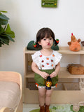 JannyBB handmade embroidery pumpkin & birthday dress set