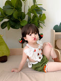 JannyBB handmade embroidery pumpkin & birthday dress set