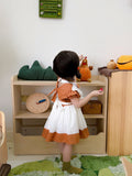 JannyBB handmade embroidery pumpkin & birthday dress set