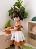 JannyBB handmade embroidery pumpkin & birthday dress set