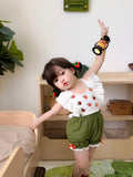 JannyBB handmade embroidery pumpkin & birthday dress set