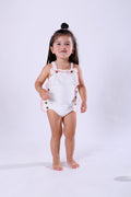 JannyBB White baby Romper (2pcs rompers for one order)