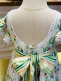 JannyBB Spring Floral Print Dress(2023 low scoop back pattern ,RTS)