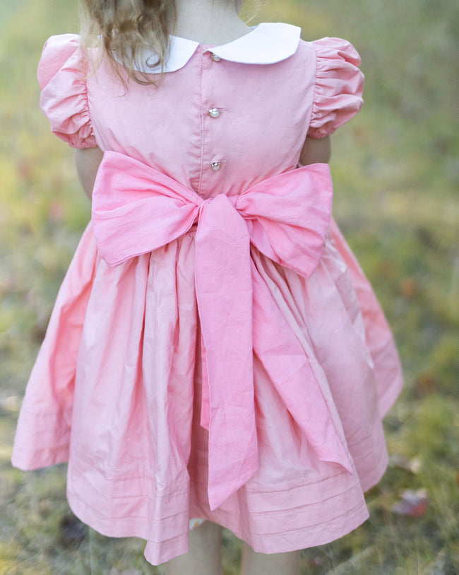 Pink Embroidered Dress Set